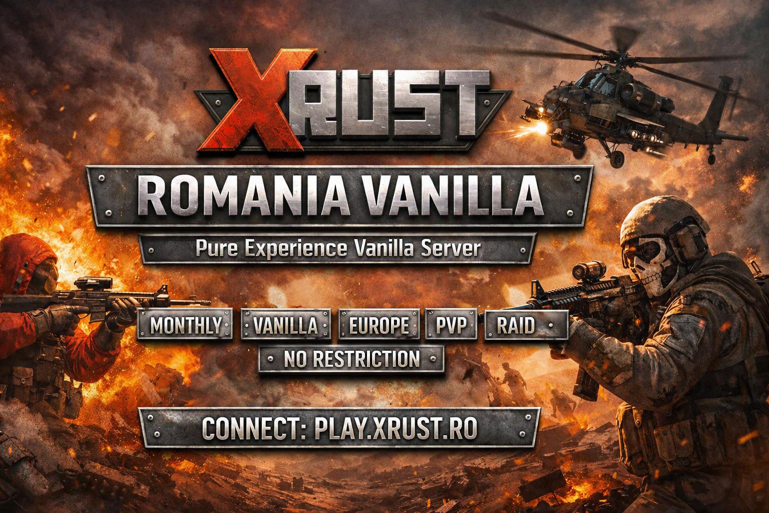 xRust Romania Vanilla [EU/RO] - Wipe on 30/04 Server Image